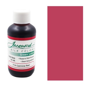 Jacquard Silk Colors Green Label Liquid Dye 60ml Carmine Red