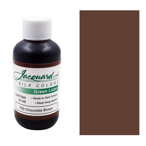 Jacquard Silk Colors Green Label Liquid Dye 60ml Chocolate Brown