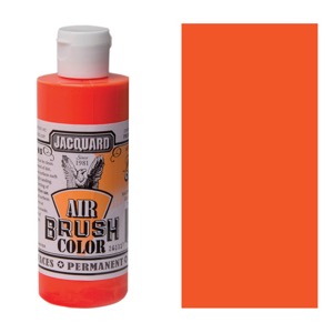 Jacquard Airbrush Color 4oz Fluorescent Orange