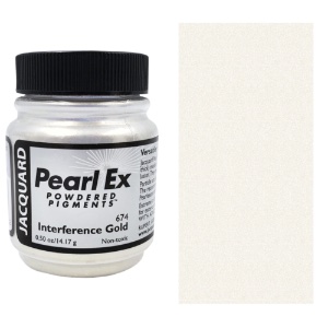 Jacquard Pearl Ex Powdered Pigment 0.5oz Interference Gold
