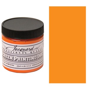 Screen Printing Ink 4oz - Orange