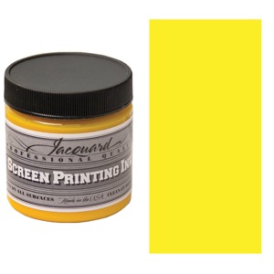 Jacquard Professional Screen Printing Ink 4oz Process Yellow