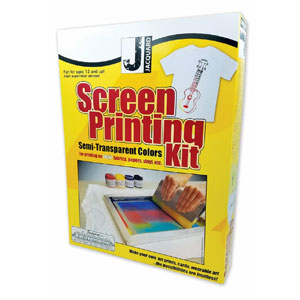 Jacquard Screen Printing Kit with Semi-Transparent Colors