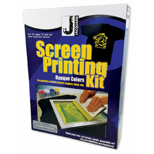 Jacquard Screen Printing Kit with Opaque Colors