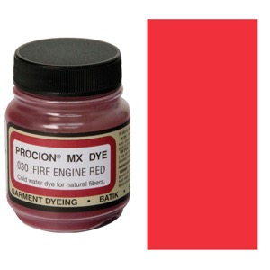 Jacquard Procion MX Dye 2/3 oz Fire Engine Red