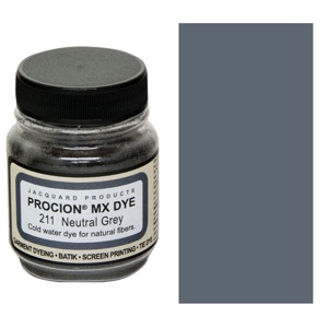 Jacquard Procion MX Dye 2/3oz Neutral Grey