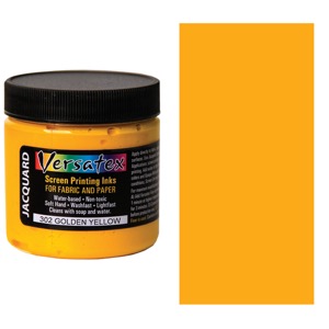 Jacquard Versatex Screen Ink 4oz - Gold Yellow