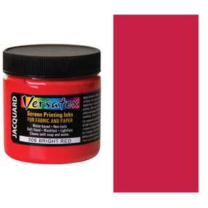 Jacquard Versatex Screen Ink 4oz - Bright Red