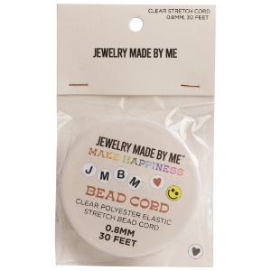 Jewelry Made By Me Clear Stretch Cord 0.8mm 30ft