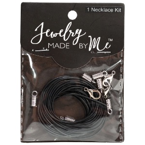 Jewelry Made By Me Necklace Kit 36" Black