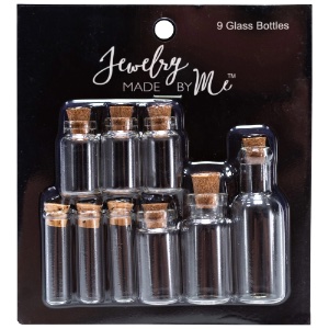 Jewelry Made By Me Glass Bottle 9 Set