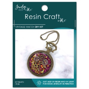 Jewelry Made By Me UV Resin DIY Kit Vintage Watch