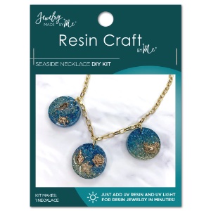 Jewelry Made By Me UV Resin DIY Kit Seaside Pendants