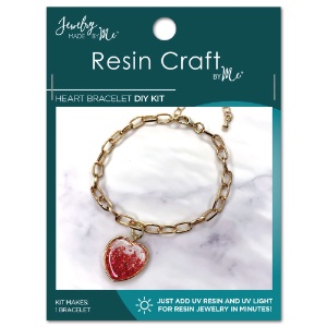 Jewelry Made By Me UV Resin DIY Kit Ombre Heart