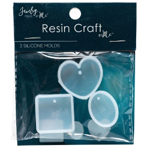 Jewelry Made By Me Silicone Mold Square, Oval & Heart