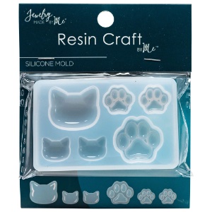 Jewelry Made By Me Silicone Mold Cat Dog Paw