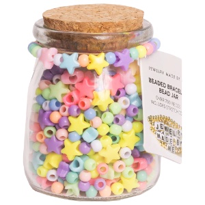 Jewelry Made By Me Bead Jar Pastel Stars