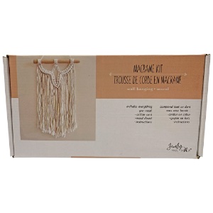 Jewelry Made By Me DIY Macrame Wooden Dowel Wall Hanging