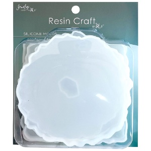 Jewelry Made By Me Silicone Mold 4 Pack Geode Coaster