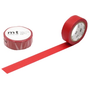 MT Washi Tape BASIC Series 15mm Red