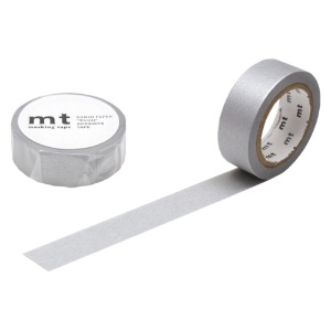 MT Washi Tape BASIC Series 15mm Silver
