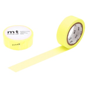 MT Washi Tape BASIC Series 15mm Shocking Yellow
