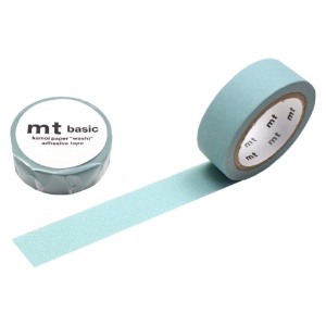 MT Washi Tape BASIC Series 15mm Matte Smoky Mint