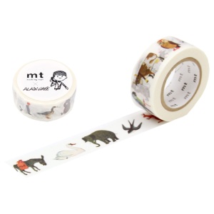 MT Washi Tape ALAIN GREE 20mm Animals