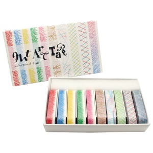 MT Washi Tape Giftbox 9mm x 10 Set Colored Pencil