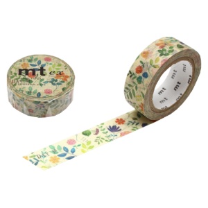 MT Washi Tape EX Series 15mm Watercolor Flower