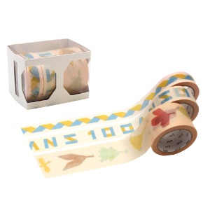 MT Washi Tape PHILIPPE WEISBECKER 3 Set 100th Anniversary Set