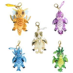 Kidrobot Dungeons & Dragons: 50th Anniversary Wyrmlings Plush Charms 3"