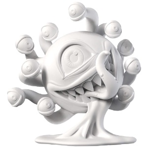 Kidrobot Dungeons & Dragons: Beholder Resin Blank Figure 7"