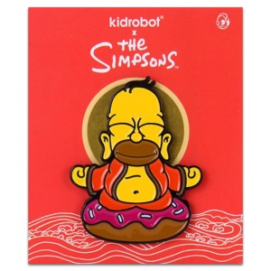 HOMER BUDDHA ENAMEL PIN