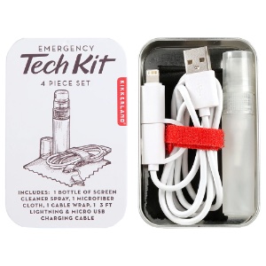 Kikkerland Emergency Tech Kit 4 Set