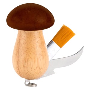 Kikkerland Mushroom Tool Keychain