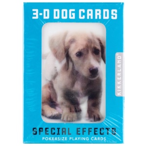Kikkerland Playing Cards 3D Dogs