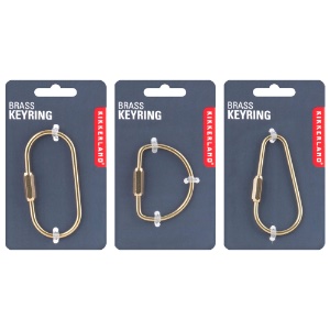 Kikkerland Brass Keyring