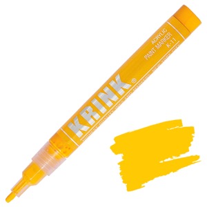 Krink K-11 Water-Based Acrylic Paint Marker 3mm 9ml Yellow