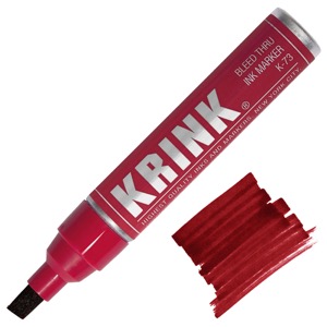 Krink K-73 Chisel Bleed Thru Ink Marker 7mm Red