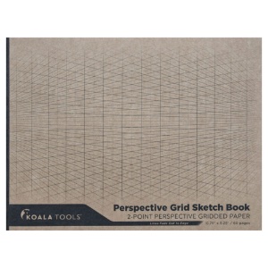 Koala Tools - 40-Page Large Drawing Pad for 5-Point Perspective