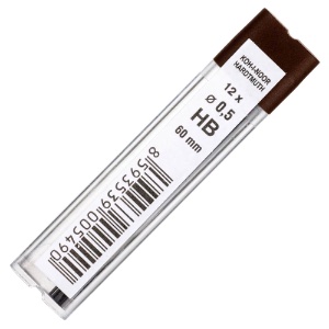 Koh-I-Noor Hardtmuth Graphite Lead 0.5mm 12 Pack HB