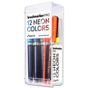 Brushmarker Pro Neon Color 12 Set