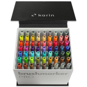 Karin Brushmarker Pro MegaBox 60 Colors + 3 Blenders