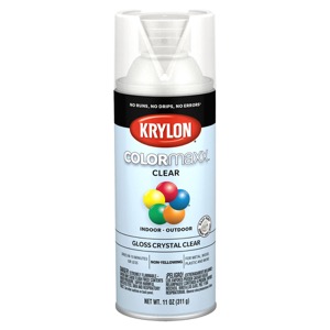 Krylon COLORmaxx Spray Paint 12oz Gloss Crystal Clear