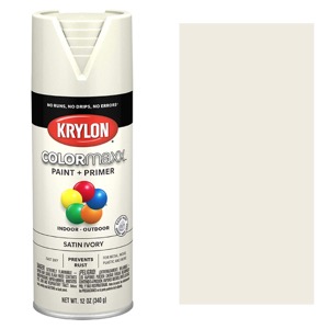 Krylon COLORmaxx Spray Paint 12oz Satin Ivory