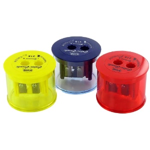 KUM 2-Hole Inner Crayon Sharpener - Assorted Colors