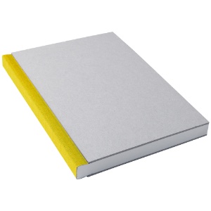 Kunst & Papier Pasteboard Sketch Book 5.8" x 8.3" Yellow