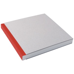 Kunst & Papier Pasteboard Sketch Book 6.7" x 6.7" Red