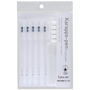 Kuretake Karappo-Pen Empty 5 Pack Fine